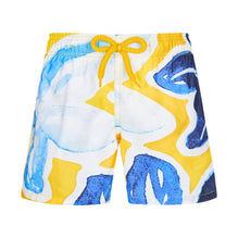 Blue Family Print Macro Raiat Boy Jihin Swimsuit