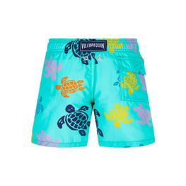 Green Print Father/Son Ronde Tort Green Boy Jim Swimsuit