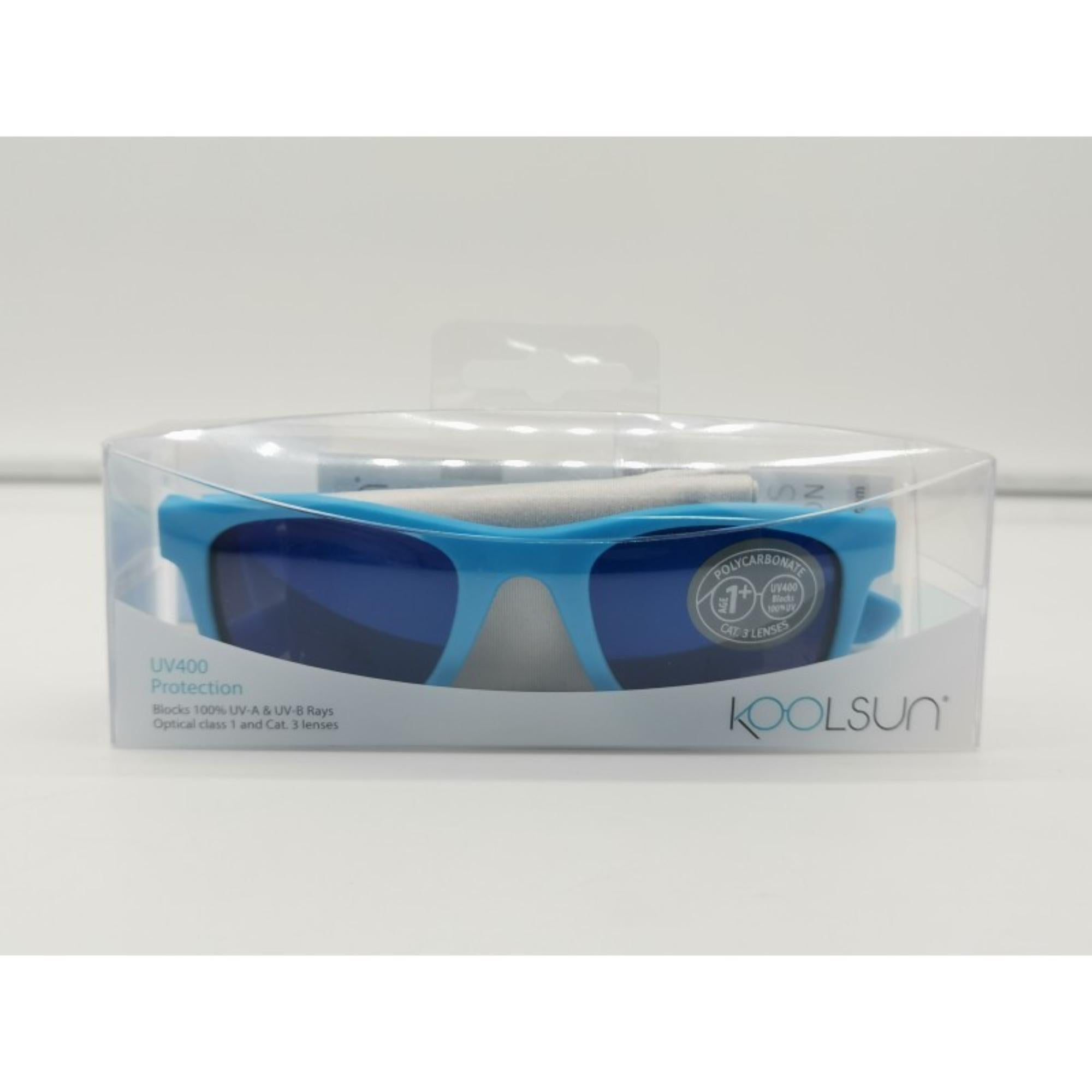 Koolsun Flex Baby Sunglasses 0-3 years - White Aqua