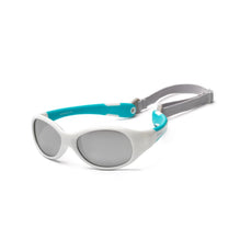 Koolsun Flex Baby Sunglasses 0-3 years - White Aqua