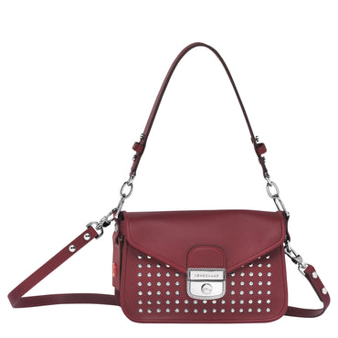 Mademoiselle Longchamp Rock Crossbody Bag - Burgundy