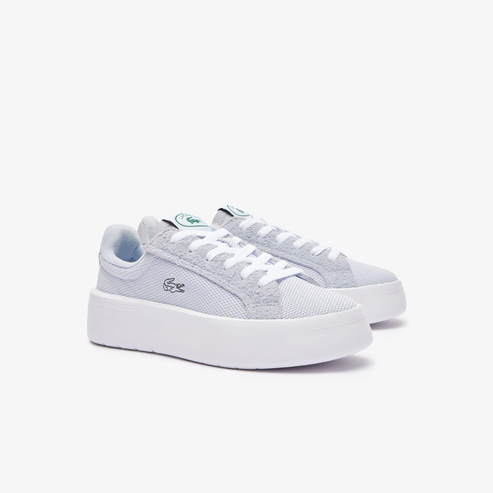 Lacoste Carnaby Platform Shoes - Light Blue / White