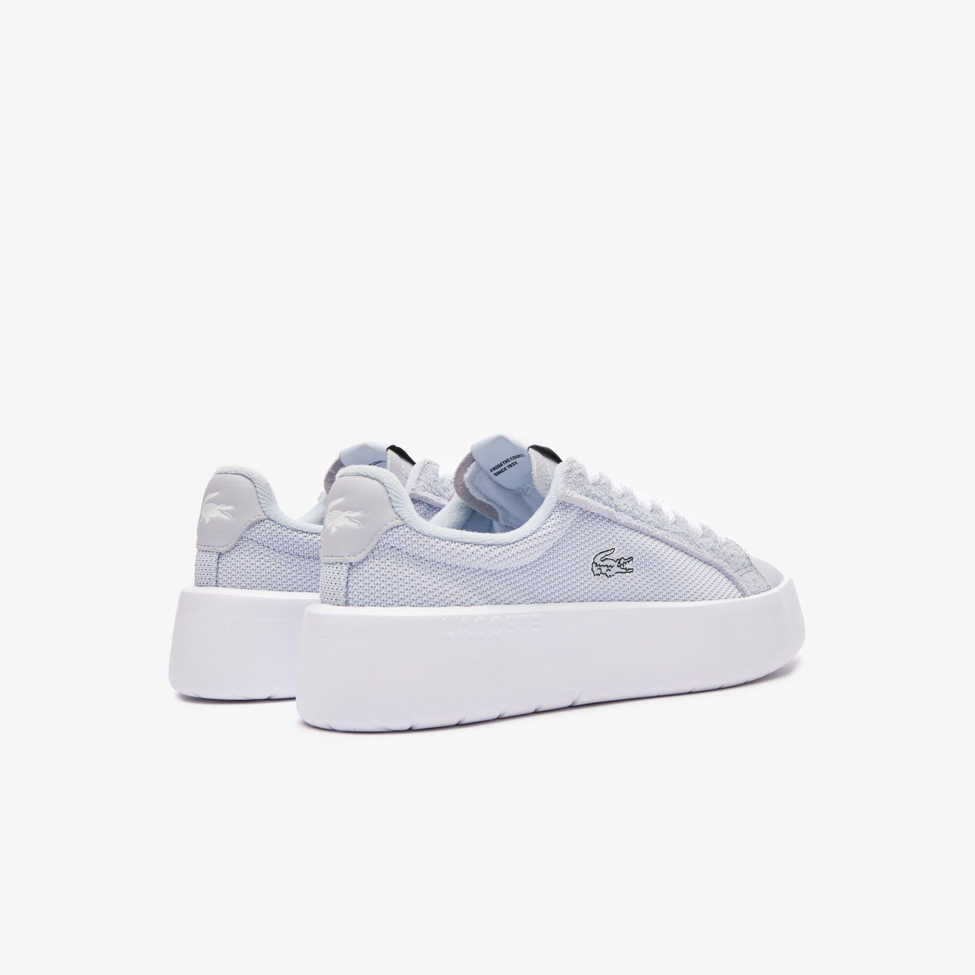 Lacoste Carnaby Platform Shoes - Light Blue / White