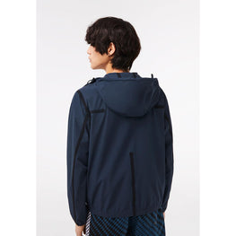 Lacoste Recycled Polyamide Short Track Jacket - Blue