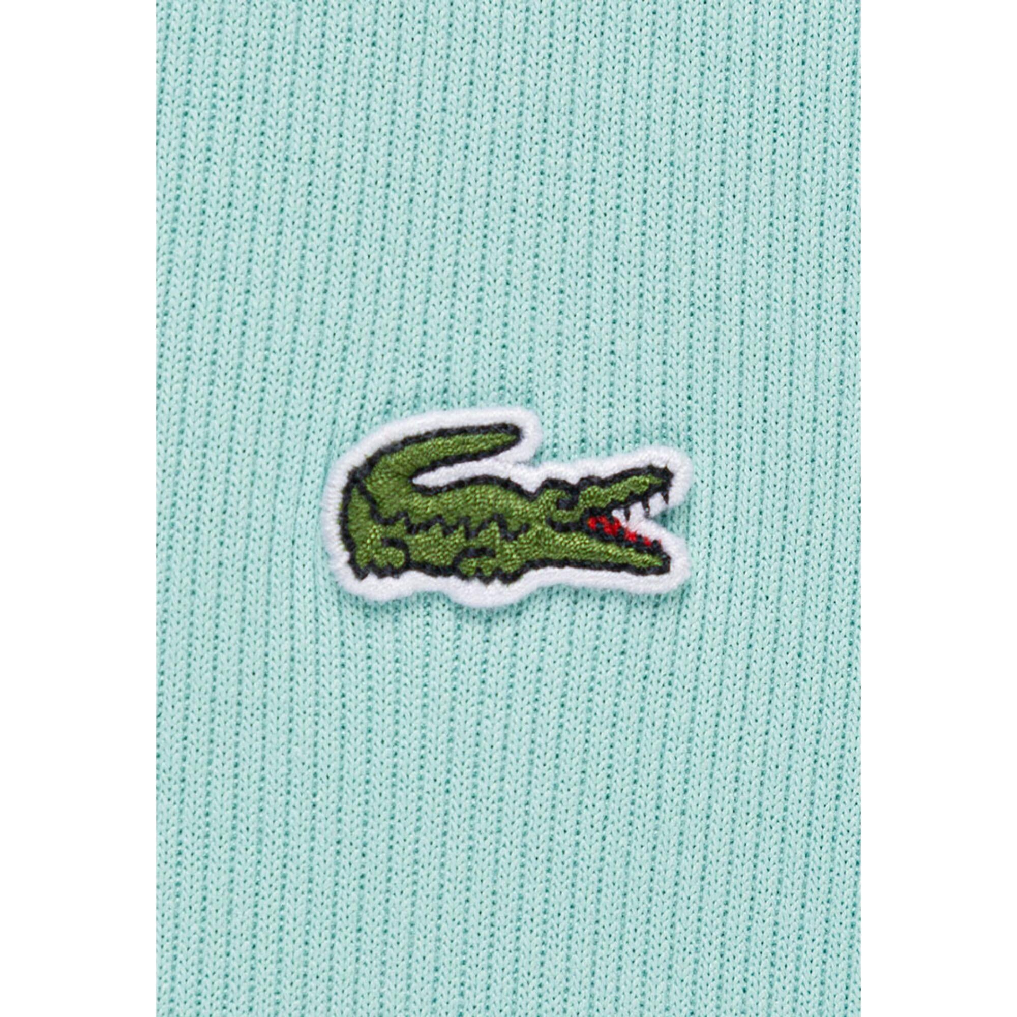 Lacoste L.12.D Slim Fit Ribbed Cotton Polo - Light Green