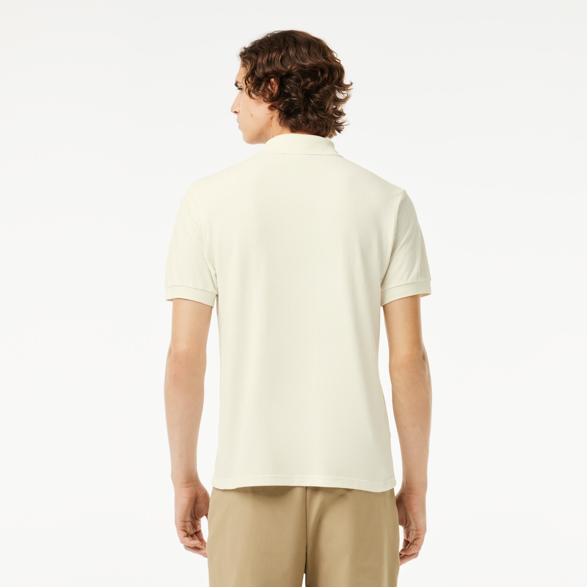 Lacoste Classic Fit Cotton Golf Polo - White