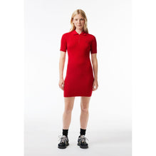 Lacoste Knit Polo Dress - Red