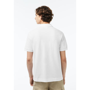 Lacoste Classic Fit Heavy Cotton Piqué L.12.21 Polo - White