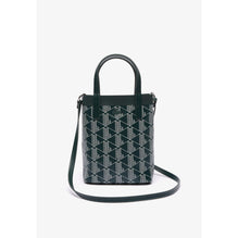 Lacoste Zely Coated Canvas Monogram Mini Tote - Mono Sinople Farine