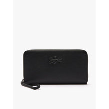 Lacoste Large City Court Leather Billfold - White / Navy Blue / Yellow