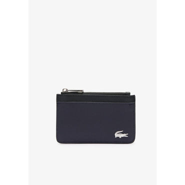 Lacoste Nilly RFID Protect Zipped Card Holder - Blue