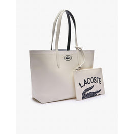 Lacoste Anna Reversible Piqué Effect Tote - White