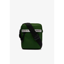 Lacoste Neocroc Recycled Fiber Vertical Messenger Bag - Vert Noir Blanc