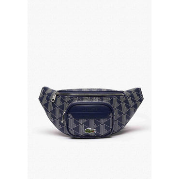 Lacoste The Blend Monogram Print Banana Bag - Mono Marine Laponie