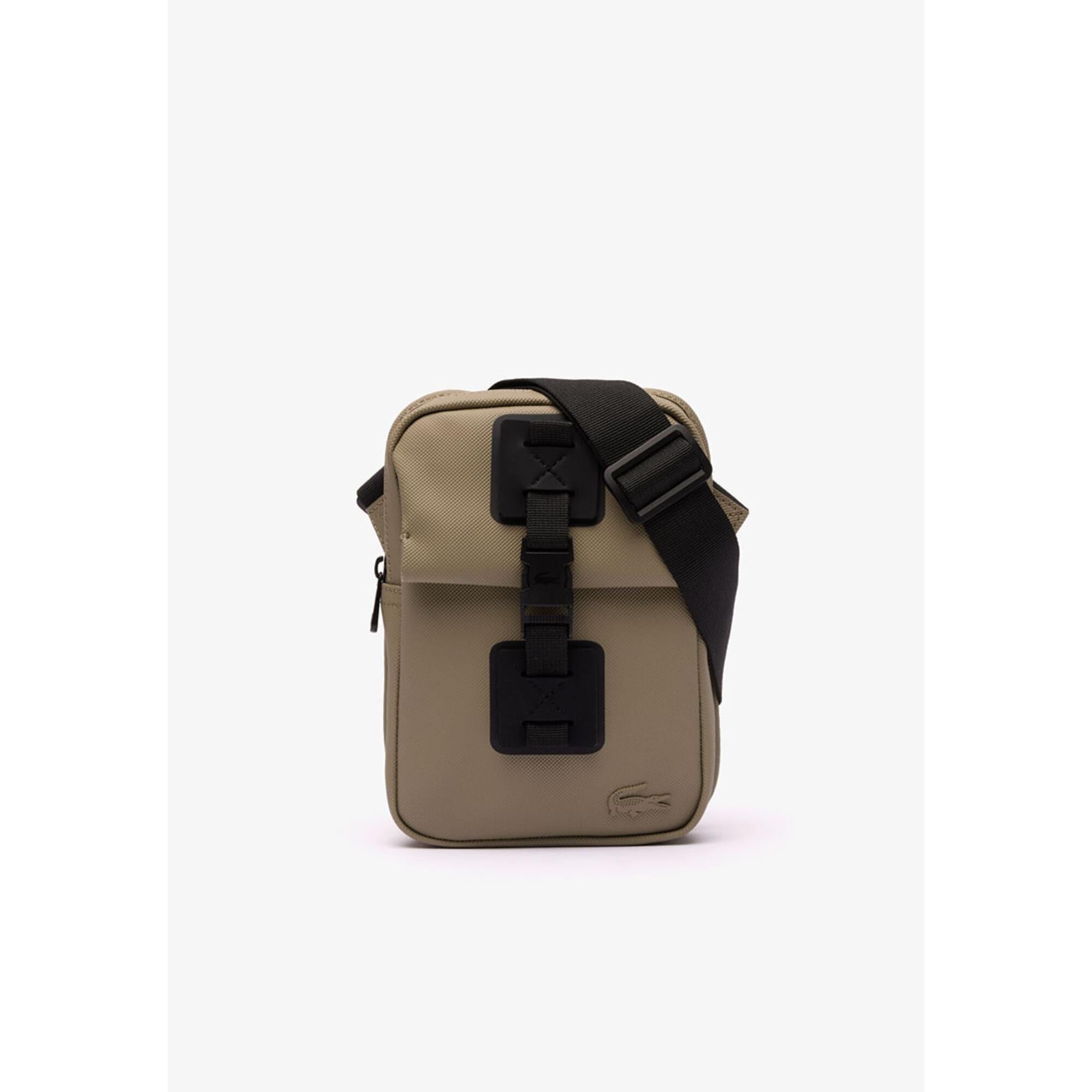 Lacoste Vertical Satchel with Pocket - Eco Kelp