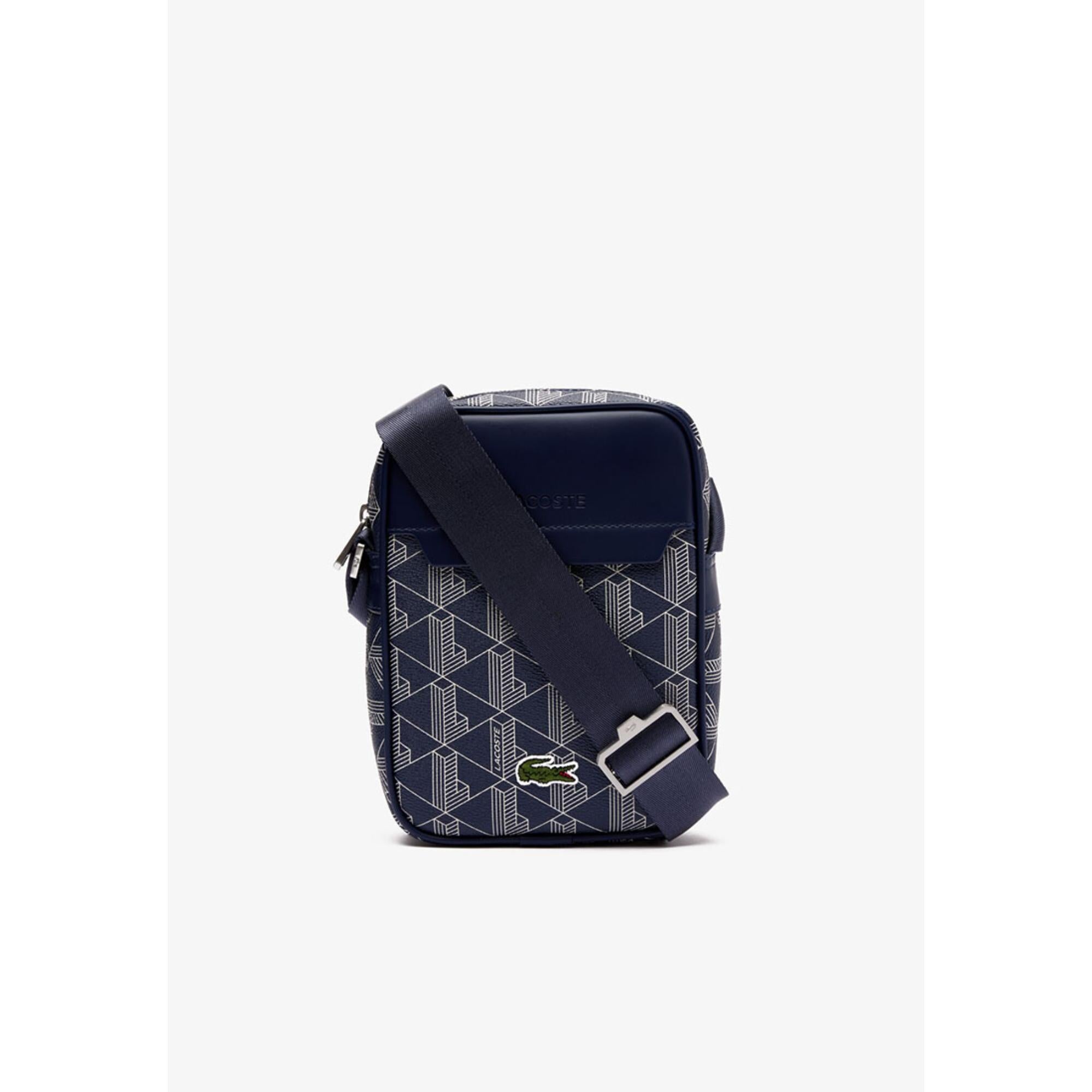 Lacoste The Blend Keychain Feature Vertical Shoulder Bag - Mono Marine Laponie