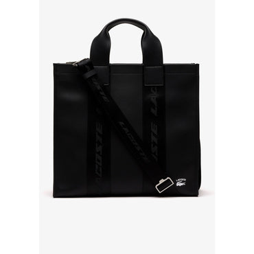 Lacoste Contrast Print Tote - Noir