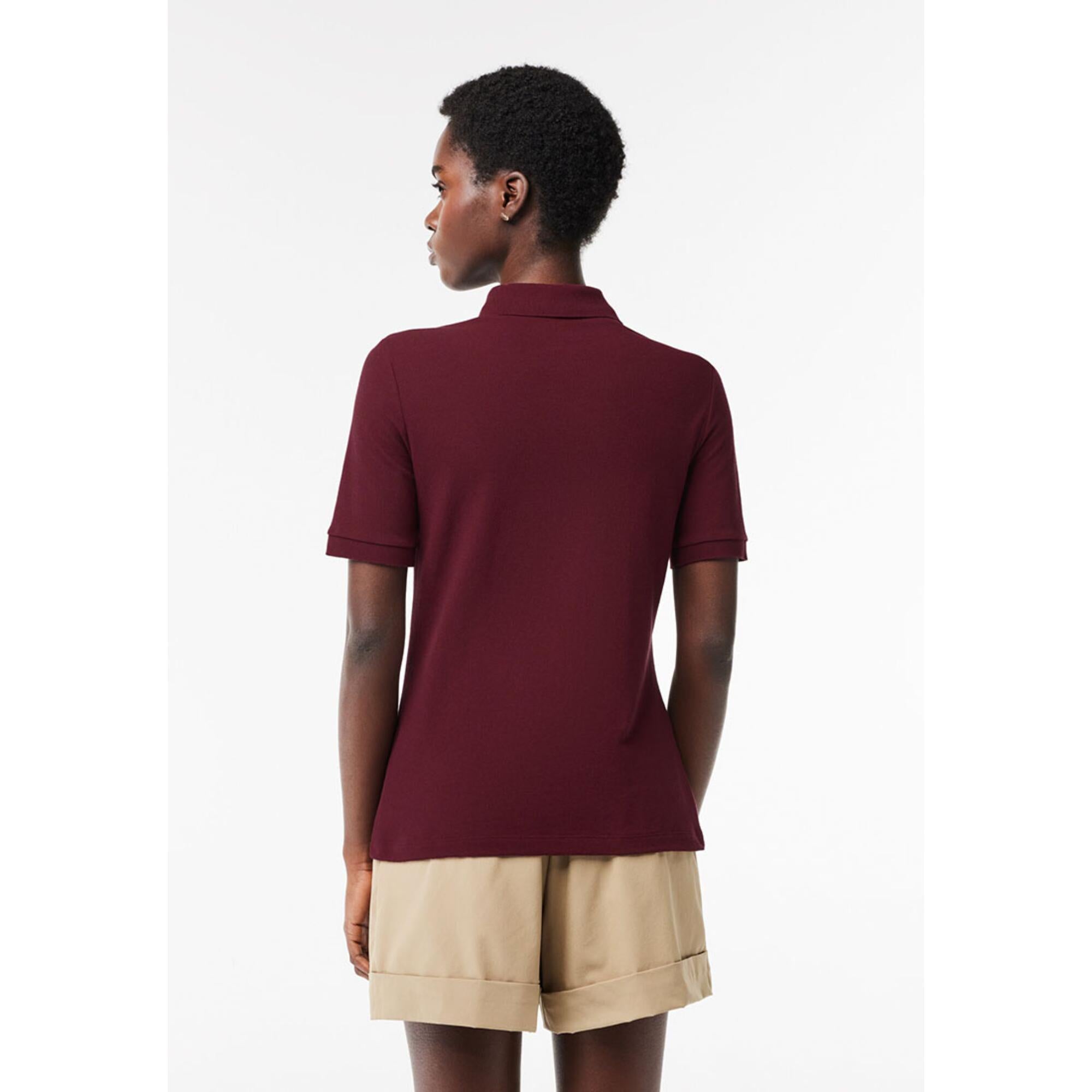 Lacoste Ultra Dry UV Protect Piqué Golf Polo - Bordeaux