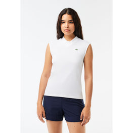 Lacoste Sport Organic Cotton Golf Ultra-Dry Polo Shirt - White