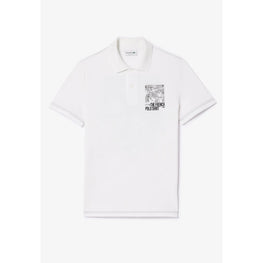 Lacoste Chemise Col Bord-Cotes MA Shirt - White