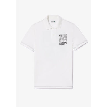 Lacoste Chemise Col Bord-Cotes MA Shirt - White