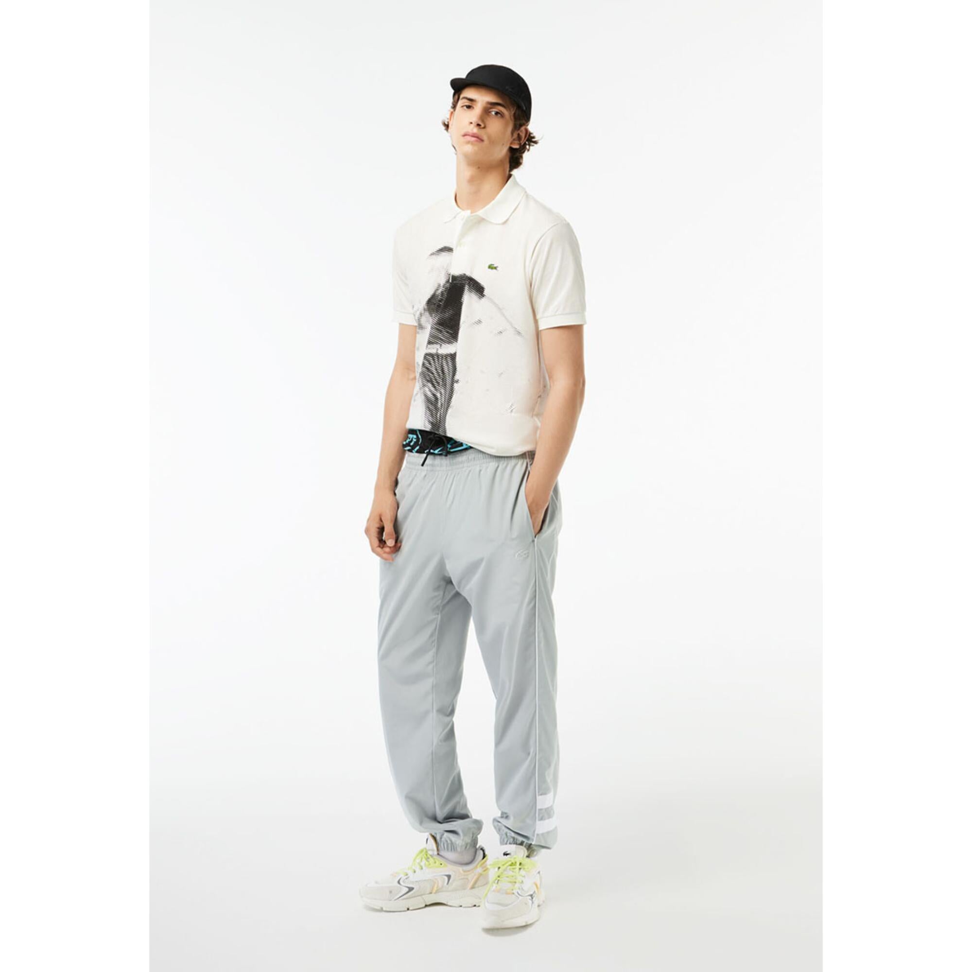 Lacoste Original L.12.12 René Lacoste Print Polo - White