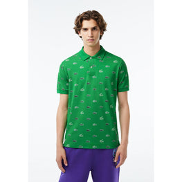 Lacoste Classic Fit Multi Croc Original L.12.12 Polo - Green