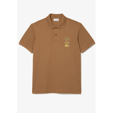 Lacoste Original L.12.12 Crocodile Badge Polo - Brown