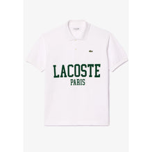 Lacoste Original L.12.12 Lacoste Flocked Polo - White