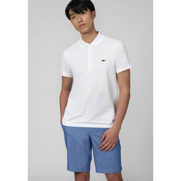 Lacoste Slim Fit Stretch Cotton Piqué Polo - White