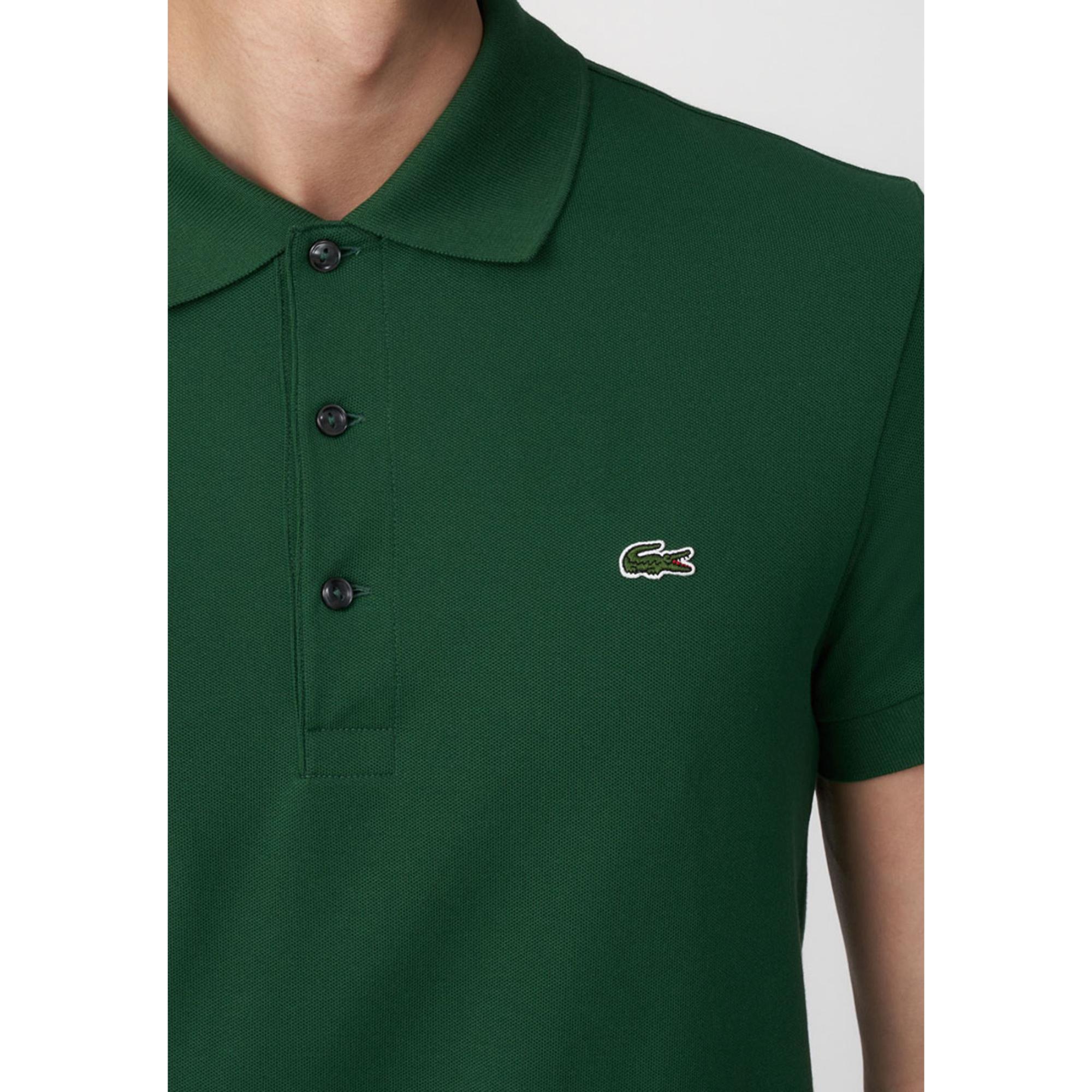 Lacoste Slim Fit Stretch Cotton Piqué Polo - Green