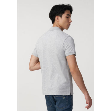 Lacoste Slim Fit Stretch Cotton Piqué Polo - Grey Chine