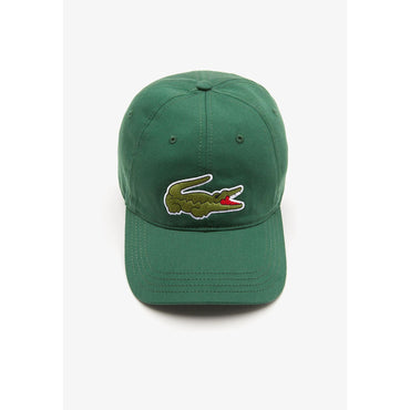 Lacoste Adjustable Organic Cotton Twill Cap - Green