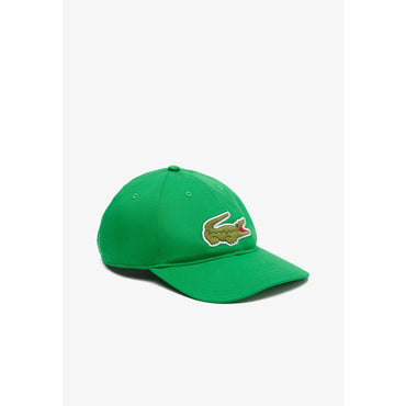 Lacoste Adjustable Organic Cotton Twill Cap - Green