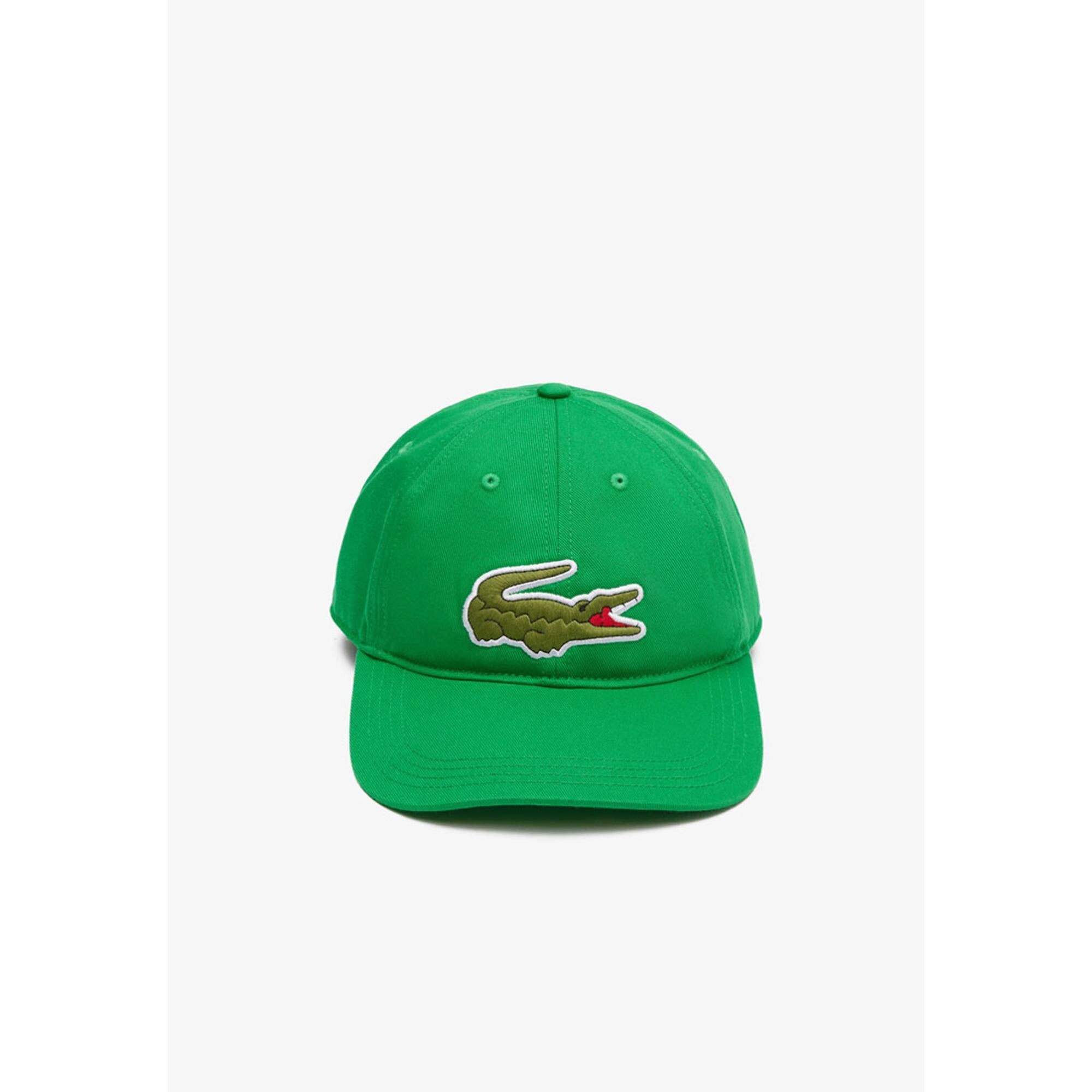 Lacoste Adjustable Organic Cotton Twill Cap - Green