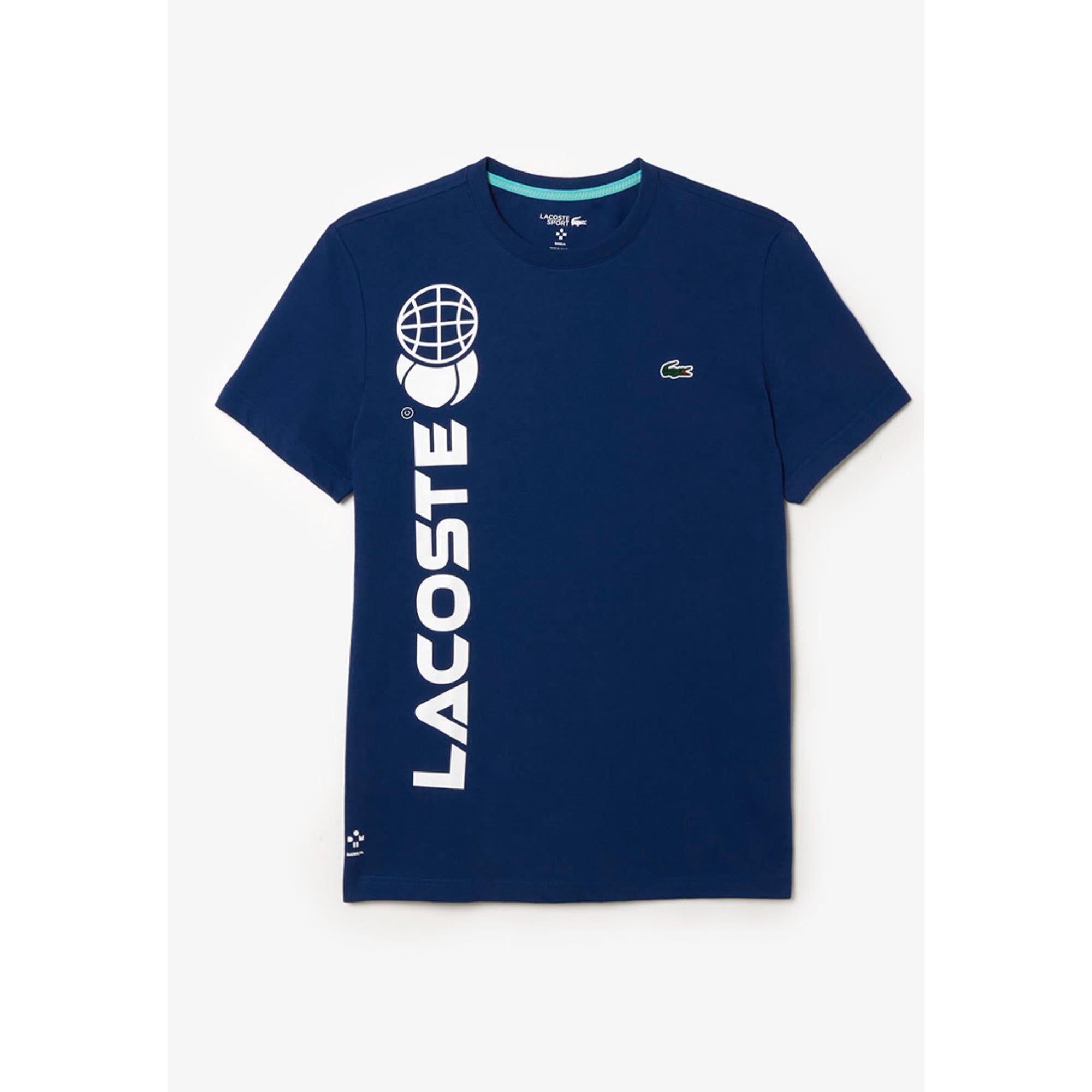 Lacoste Tennis x Daniil Medvedev Regular Fit T-Shirt - Methylene