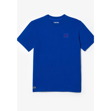 Lacoste Relaxed Fit Cotton Golf T-Shirt - Blue