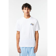 Lacoste Heavy Cotton Jersey Multi Badge T-Shirt - White