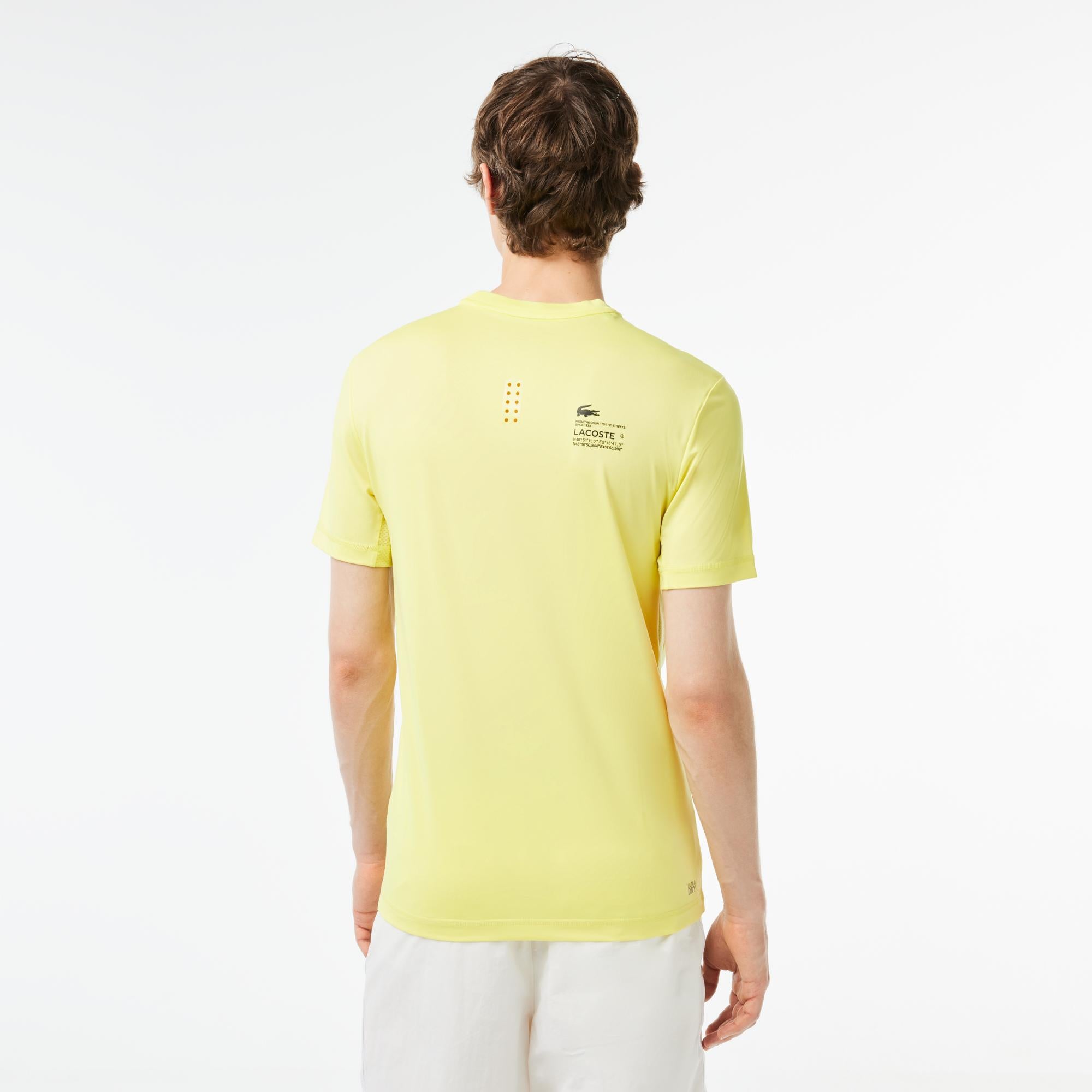 Lacoste Sport Slim Fit Stretch Jersey T-Shirt - Flashy Yellow