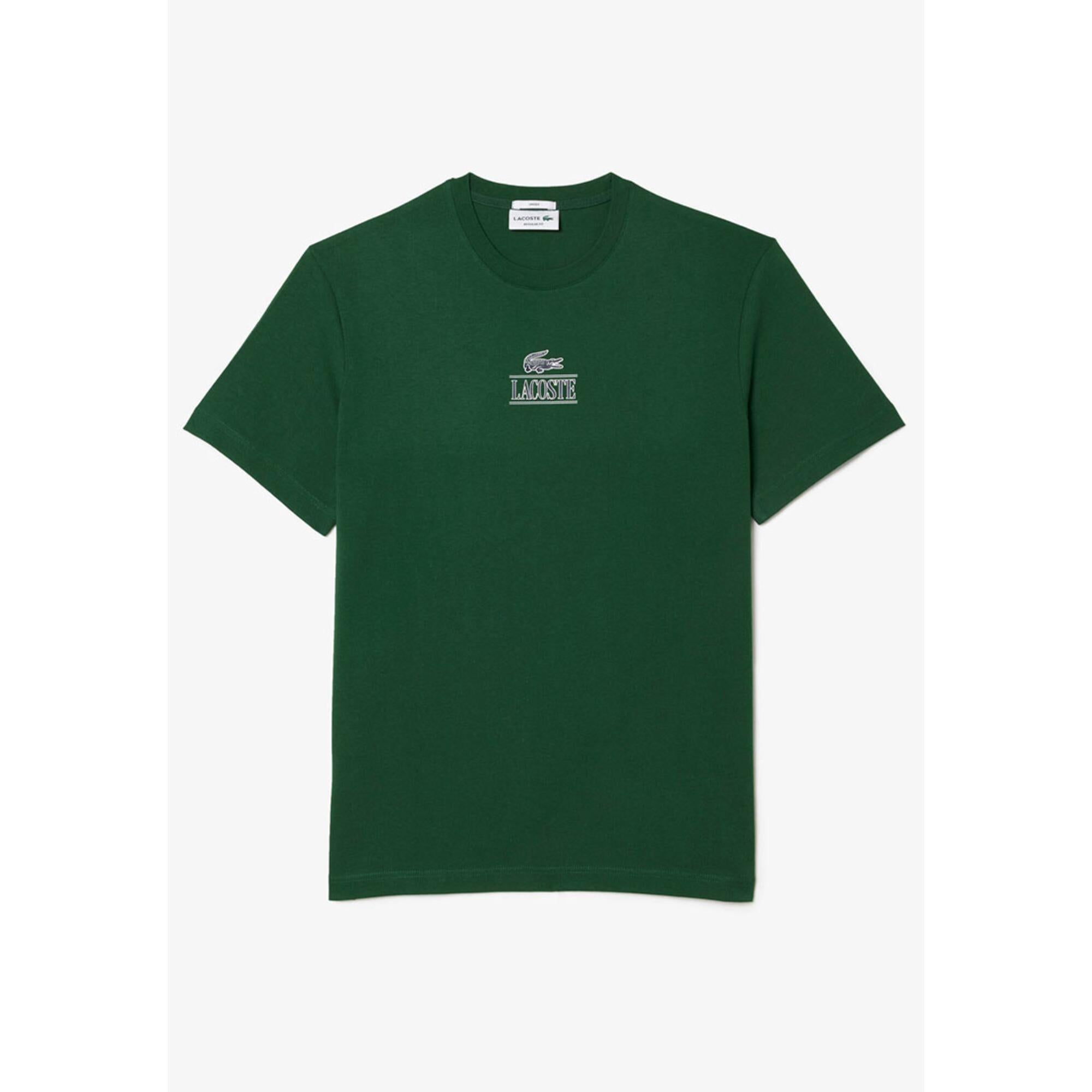 Lacoste Iconic Print Cotton Jersey T-Shirt - Green