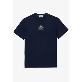 Lacoste Iconic Print Cotton Jersey T-Shirt - Marine