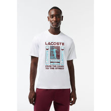 Lacoste Cotton René Lacoste Print T-Shirt - White