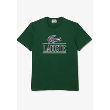 Lacoste Regular Fit Signature Print T-Shirt - Green