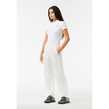 Lacoste Straight Leg Nylon Track Pants - White