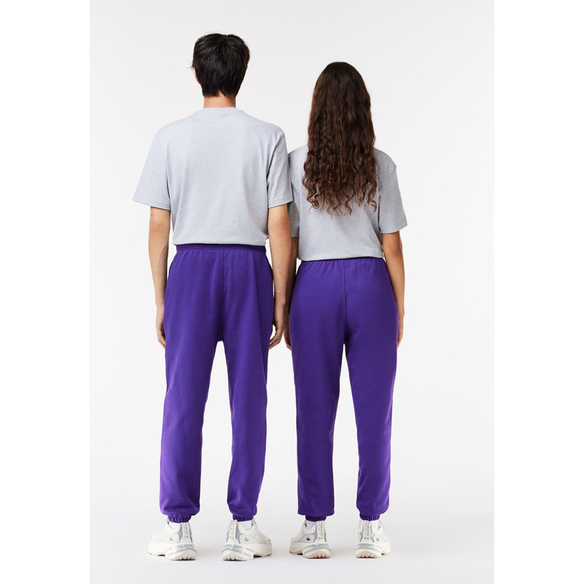 Lacoste Iconic Print Jogger Track Pants - Purple