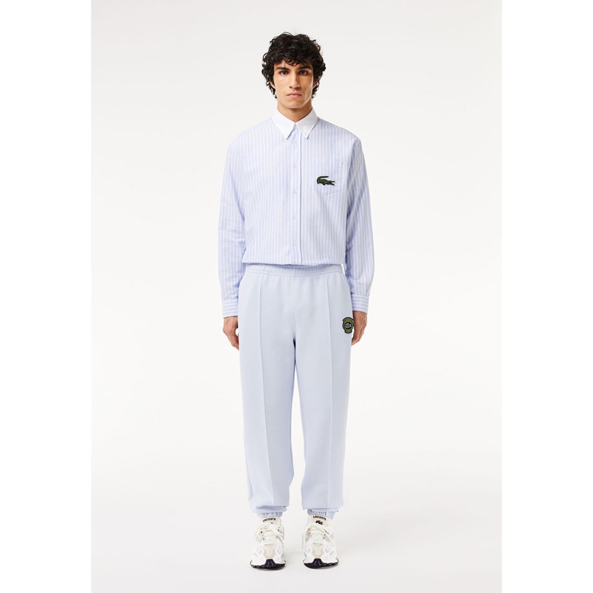 Lacoste Jogger Double-Face Piqué Track Pants - Light Blue