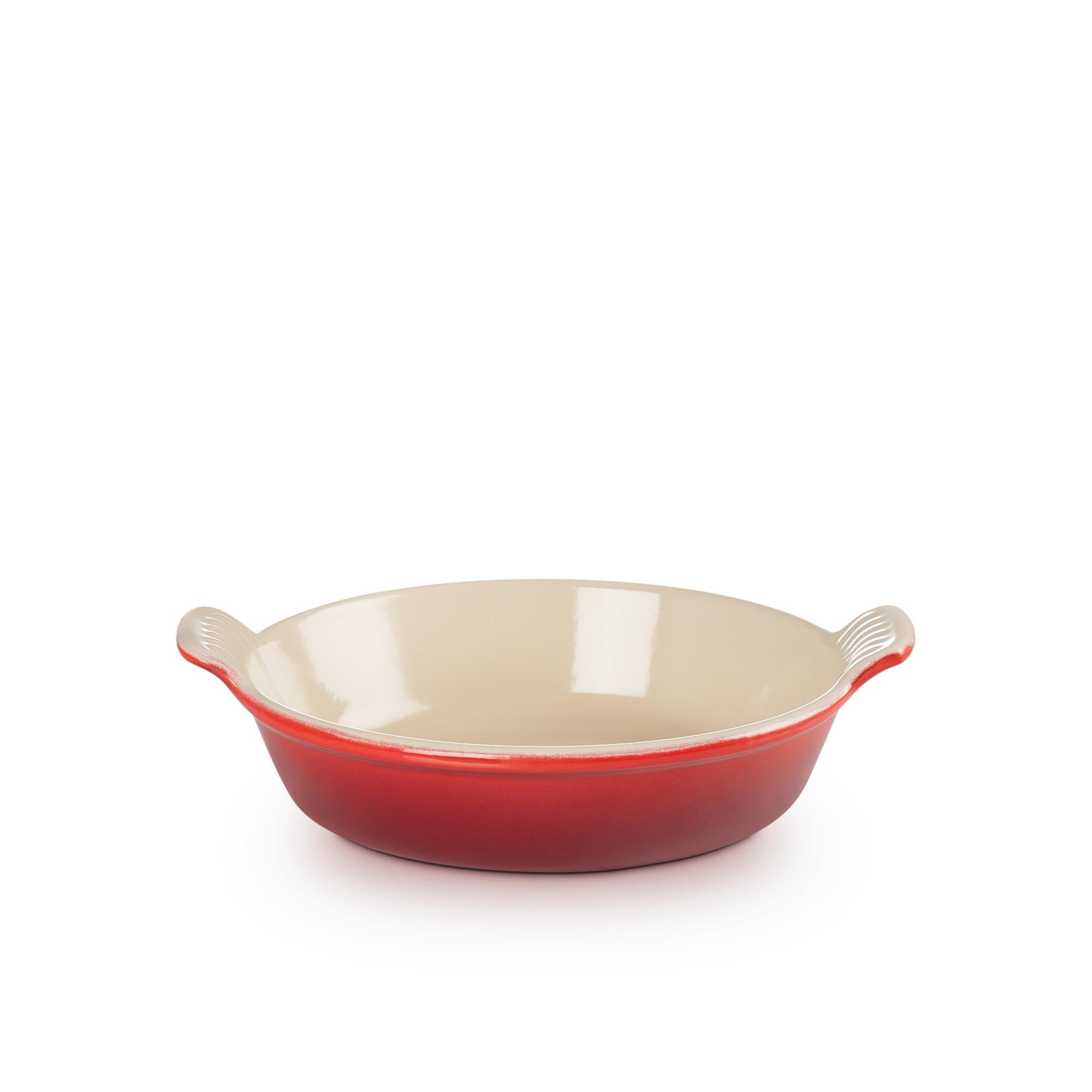 Round Gratin Dish 18cm - Cherry Red