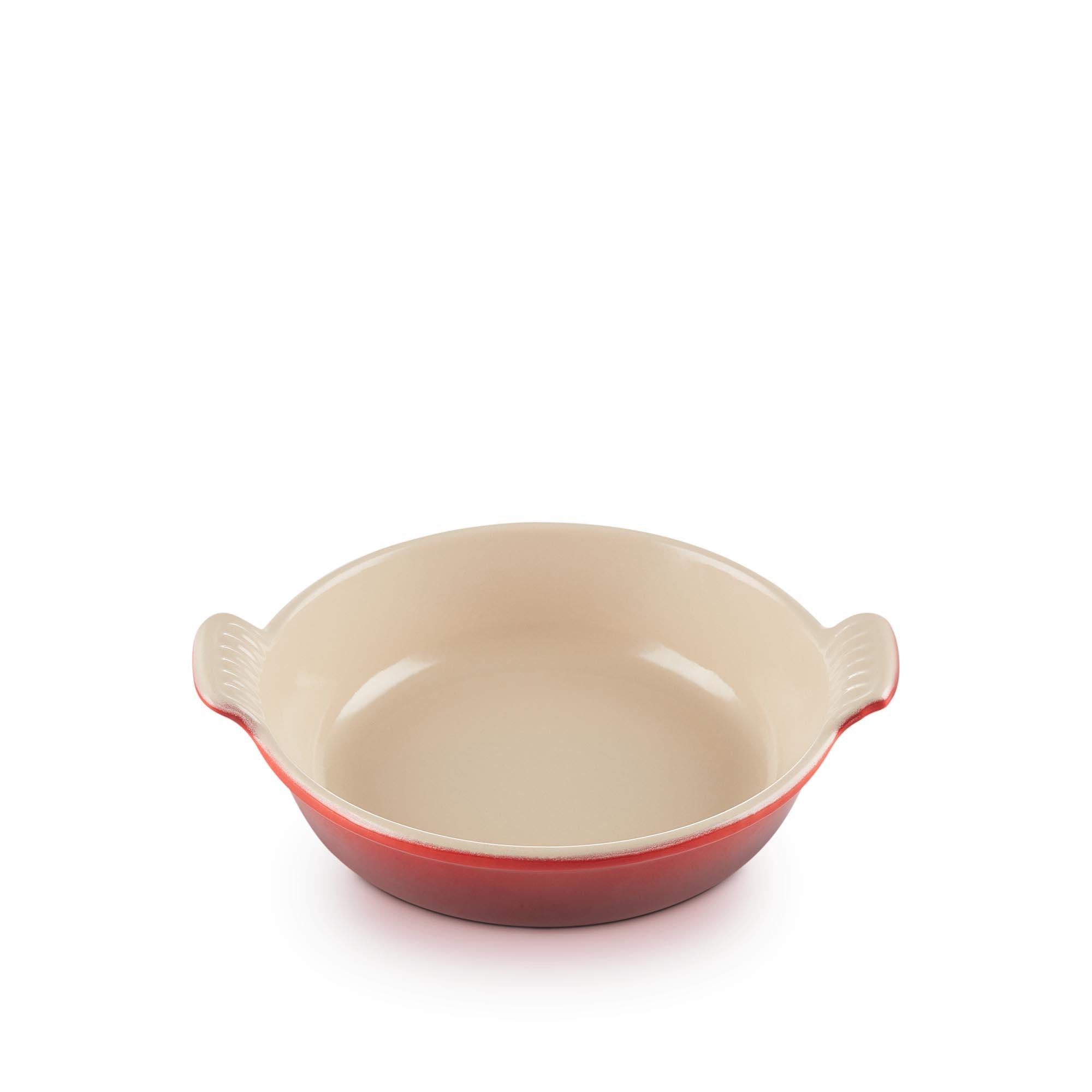 Round Gratin Dish 18cm - Cherry Red