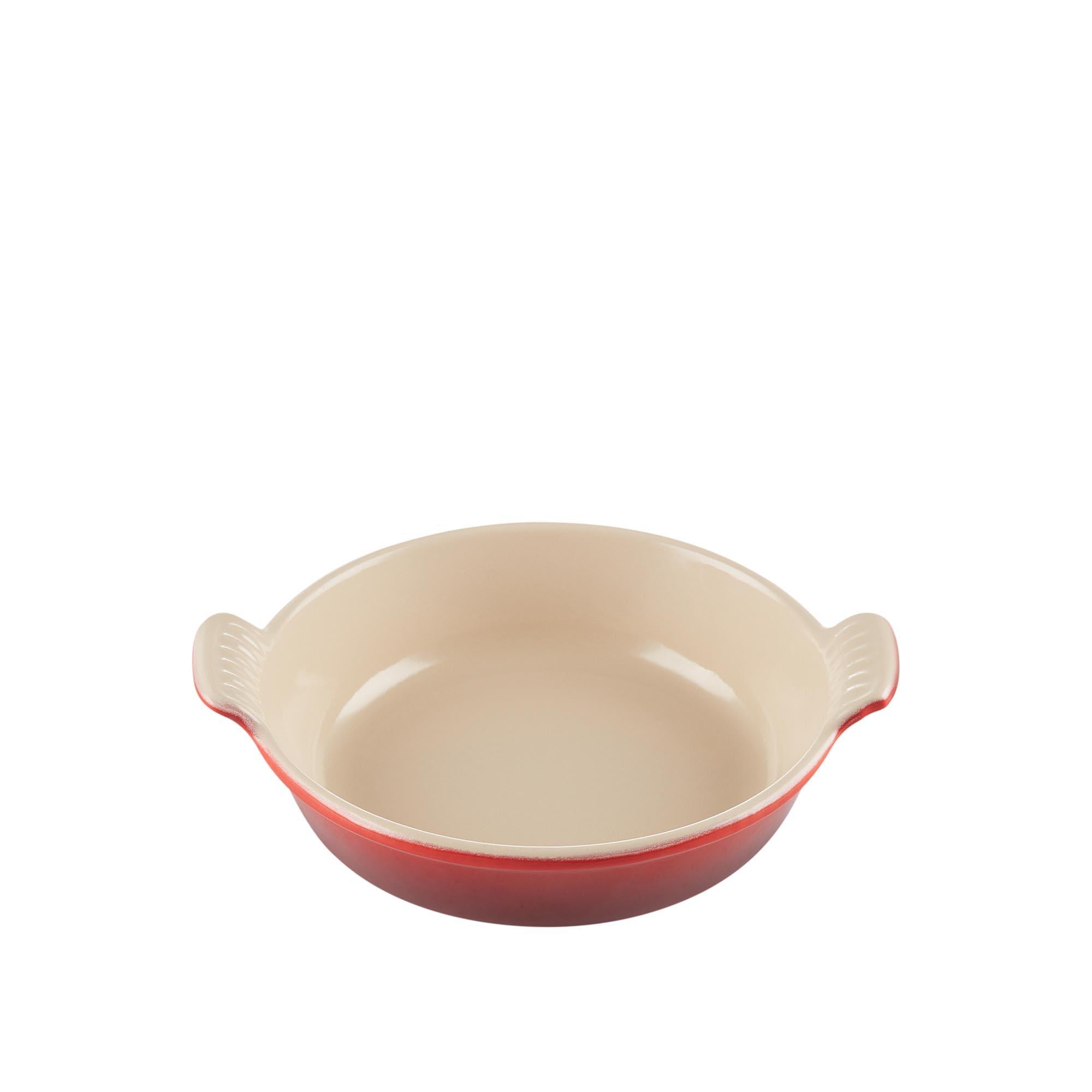 Round Gratin Dish 18cm - Cherry Red