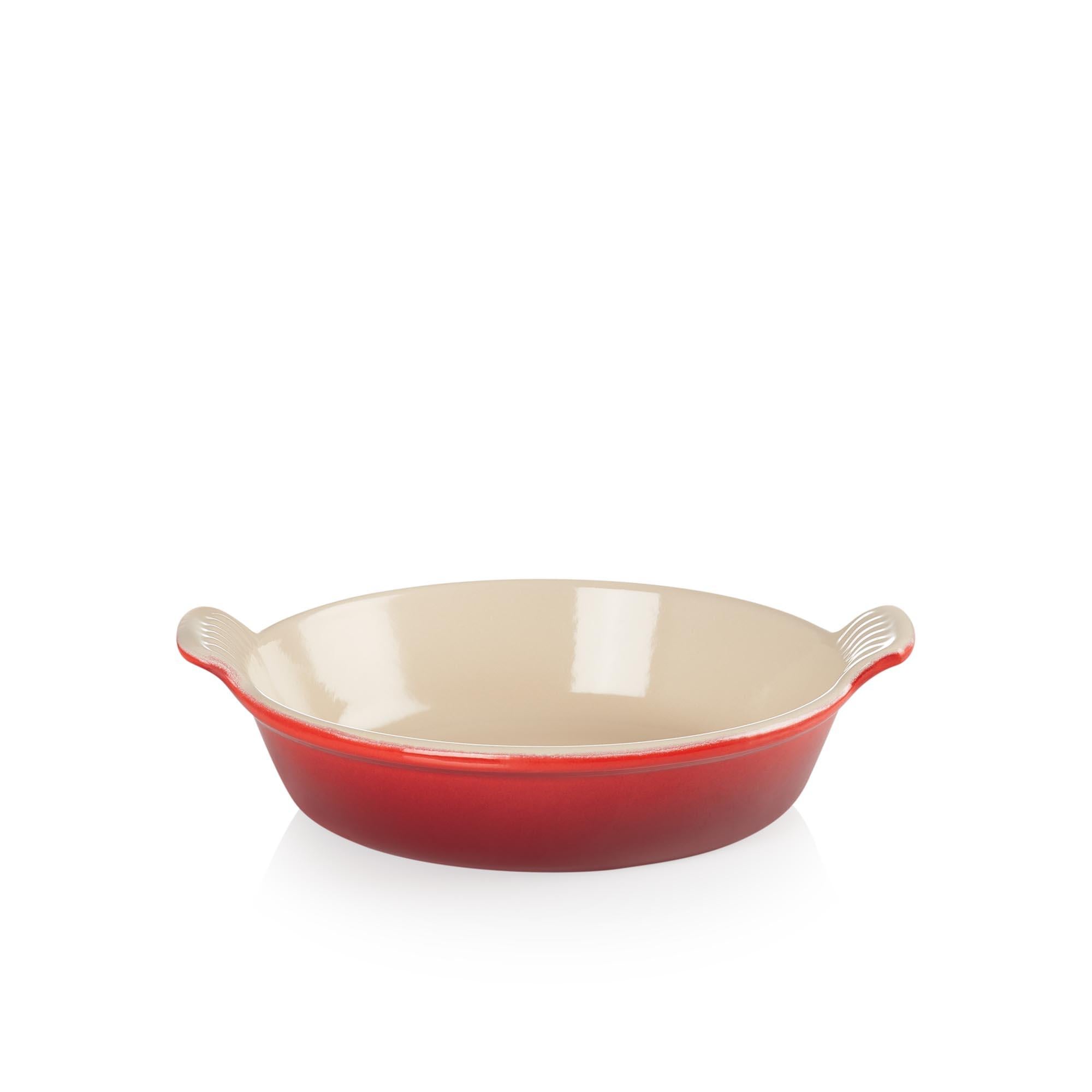 Round Gratin Dish 18cm - Cherry Red